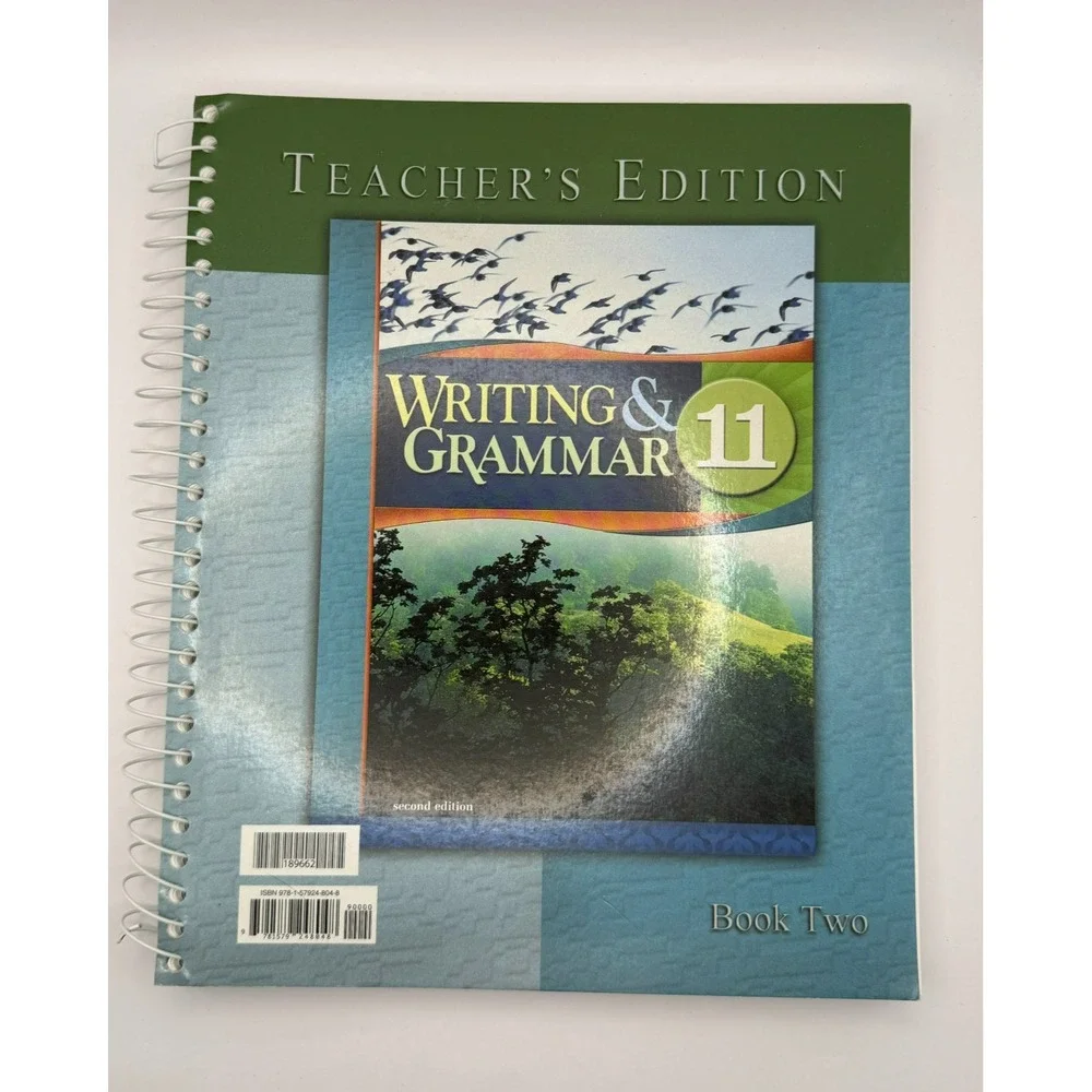 BJU Press Writing & Grammar 11 Teacher Edition Book 2 Second Edition Homeschool